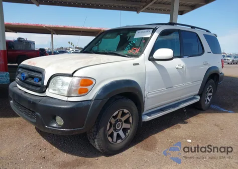 2001 Toyota Sequoia Limited V8 from USA, damaged, VIN 5TDZT38A61S054835